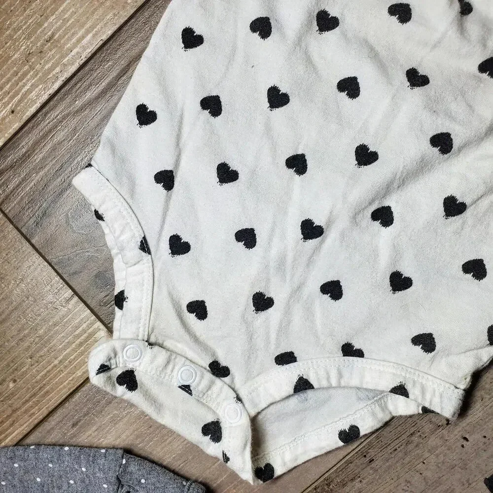 Carter's Neutral Colored Toddler Girl Size 18m Cotton Tops Clothing Bundle